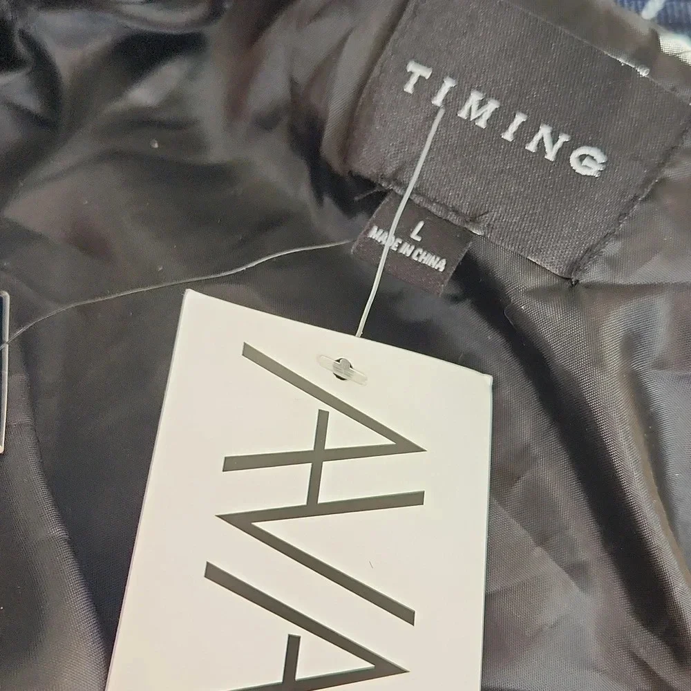 TIMING-AVARA Janet Faux  Fur Jacket- Black - Picture 9 of 13